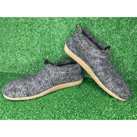Giesswein Vent Slippers Men’s EU 41 US 8 Anthracite Marine Slip-On Wool Shoes main image 8